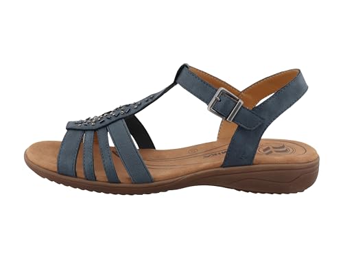 Romika Softrelax Sandale, Farbe:navy, Größe:42 von Romika
