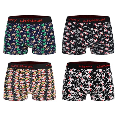 Romixx Herren Unterhosen - Atmungsaktive Baumwolle Retroshorts Männer Unterwäsche von Romixx