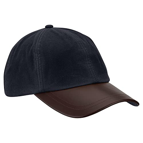 Romneys Wachscap | aus 100% gewachster Baumwolle, Wind und wasserdicht | in unterschiedlichen Farben | One Size (Blau) von Romneys