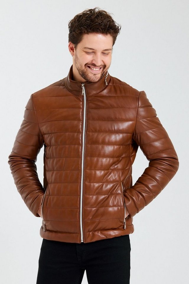 Ron Tomson Lederjacke Mit praktischen Seitentaschen von Ron Tomson