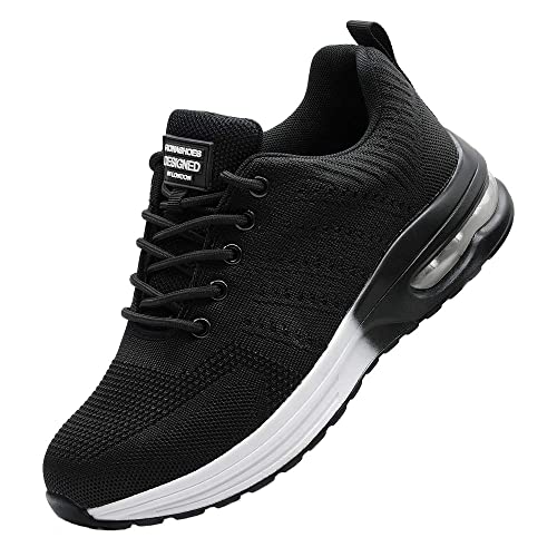 Rona Shoes Sicherheitsschuhe Arbeitsschuhe Stahlkappenschuhe Leichte Bequeme Sportliche Arbeitsschutzschuhe Herren Damen Delta White EU 45 von Rona Shoes