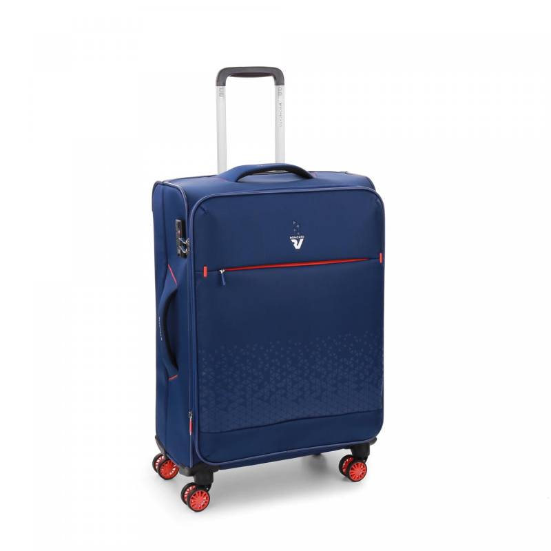 Roncato Crosslite Mittelgroßer Koffer 65 Cm Erweiterbar - Blau von Roncato