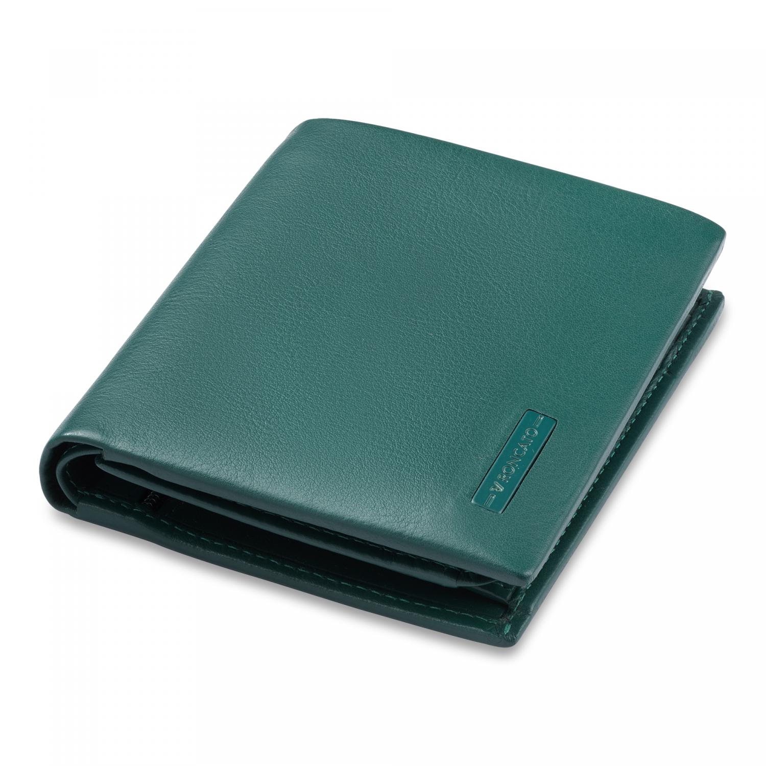 Roncato Detroit Herren Geldbörse 10.5x9x2 Cm - Waldgrün von Roncato