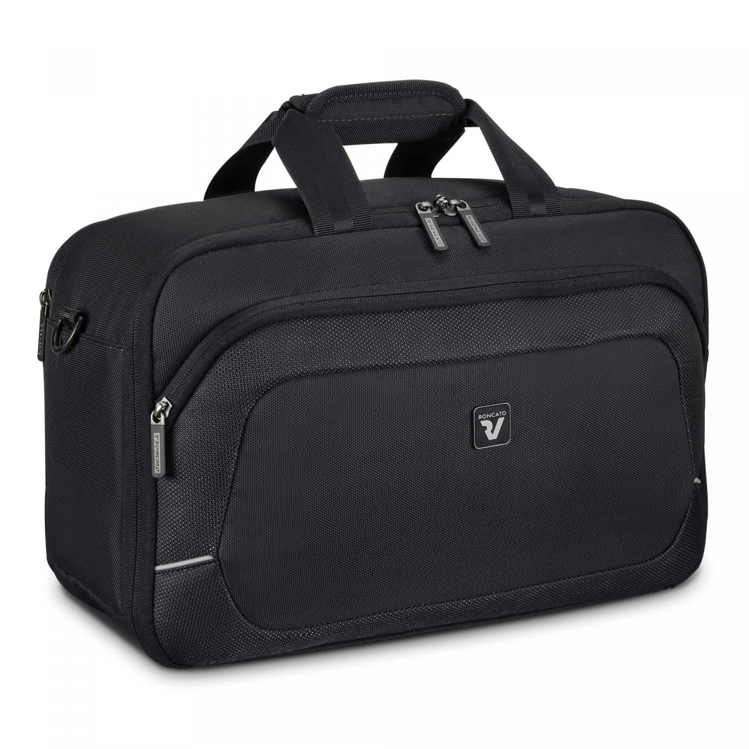Roncato Gateway Kabinentasche Mit 14 Laptopfach - 25x40x20 Cm - Schwarz von Roncato