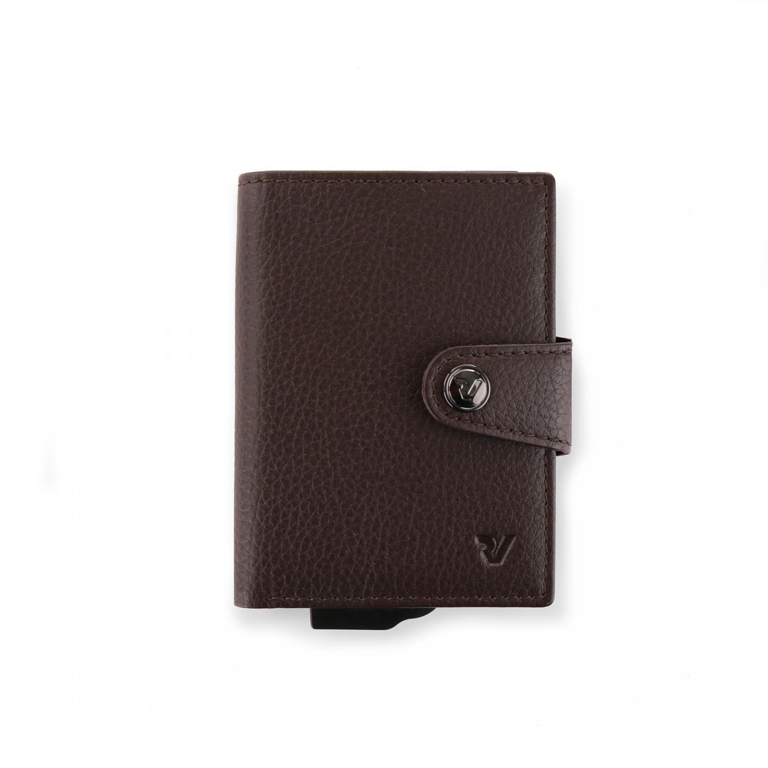 Roncato Iron 4.0 Kreditkartenetui 7.5x10.5x2 Cm - Braun von Roncato
