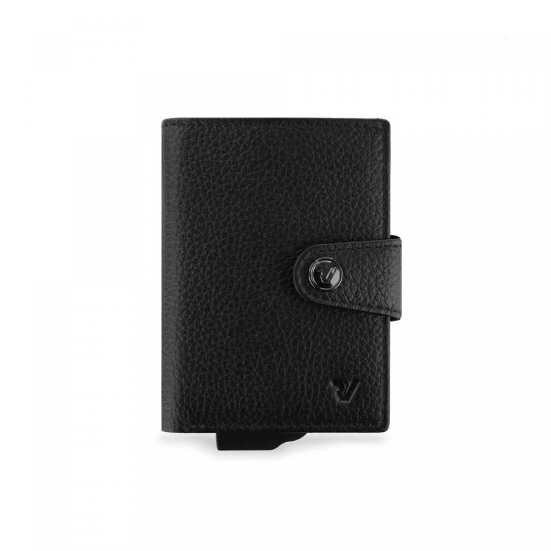 Roncato Iron 4.0 Kreditkartenetui 7.5x10.5x2 Cm - Schwarz von Roncato