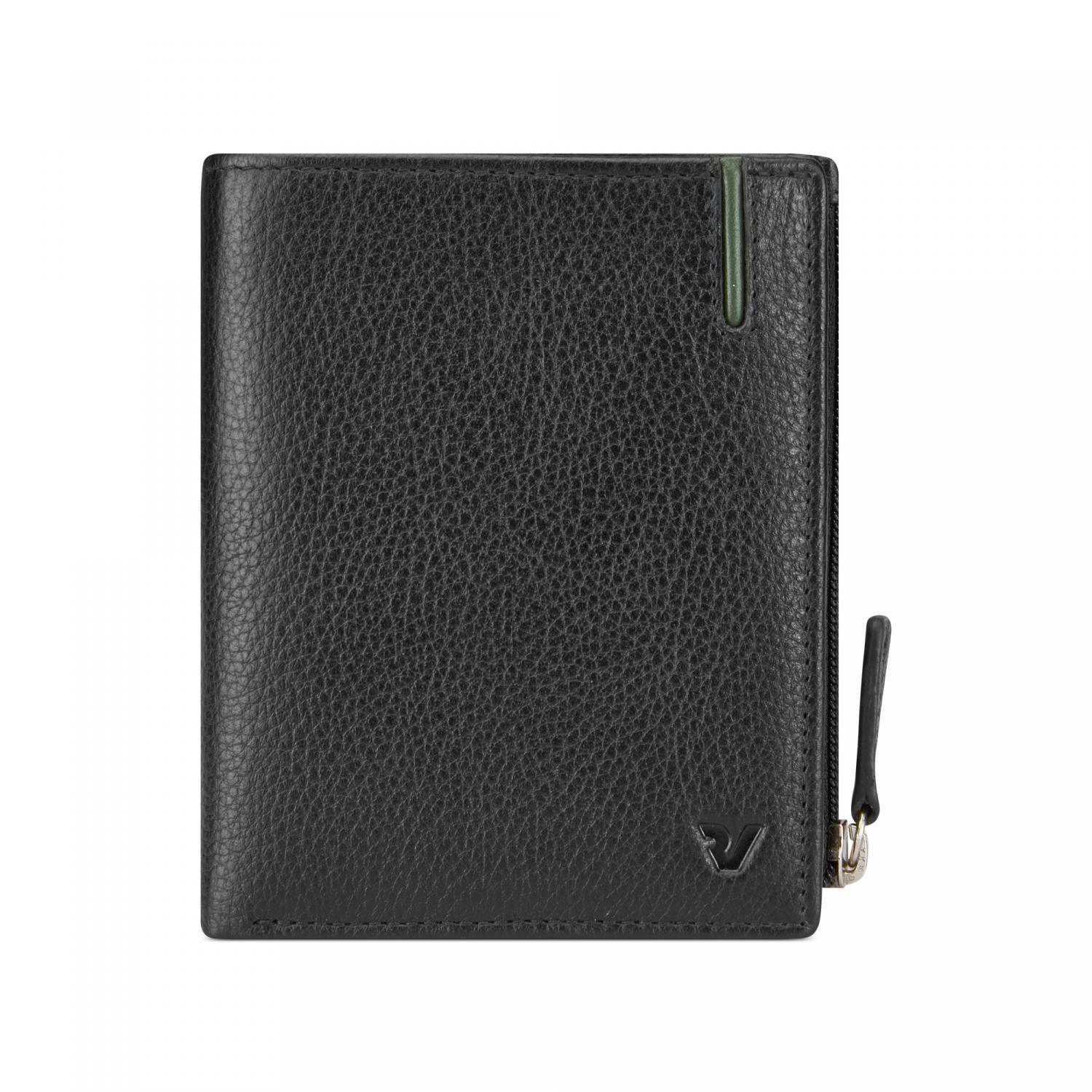 Roncato Liverpool Herren Geldbörse 11x9x1.5 Cm - Schwarz von Roncato