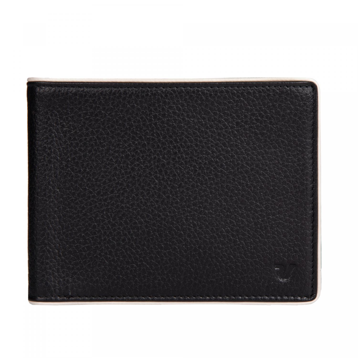 Roncato Madrid Herren Geldbörse 12.5x9.5x1.5 Cm - Schwarz/blau von Roncato