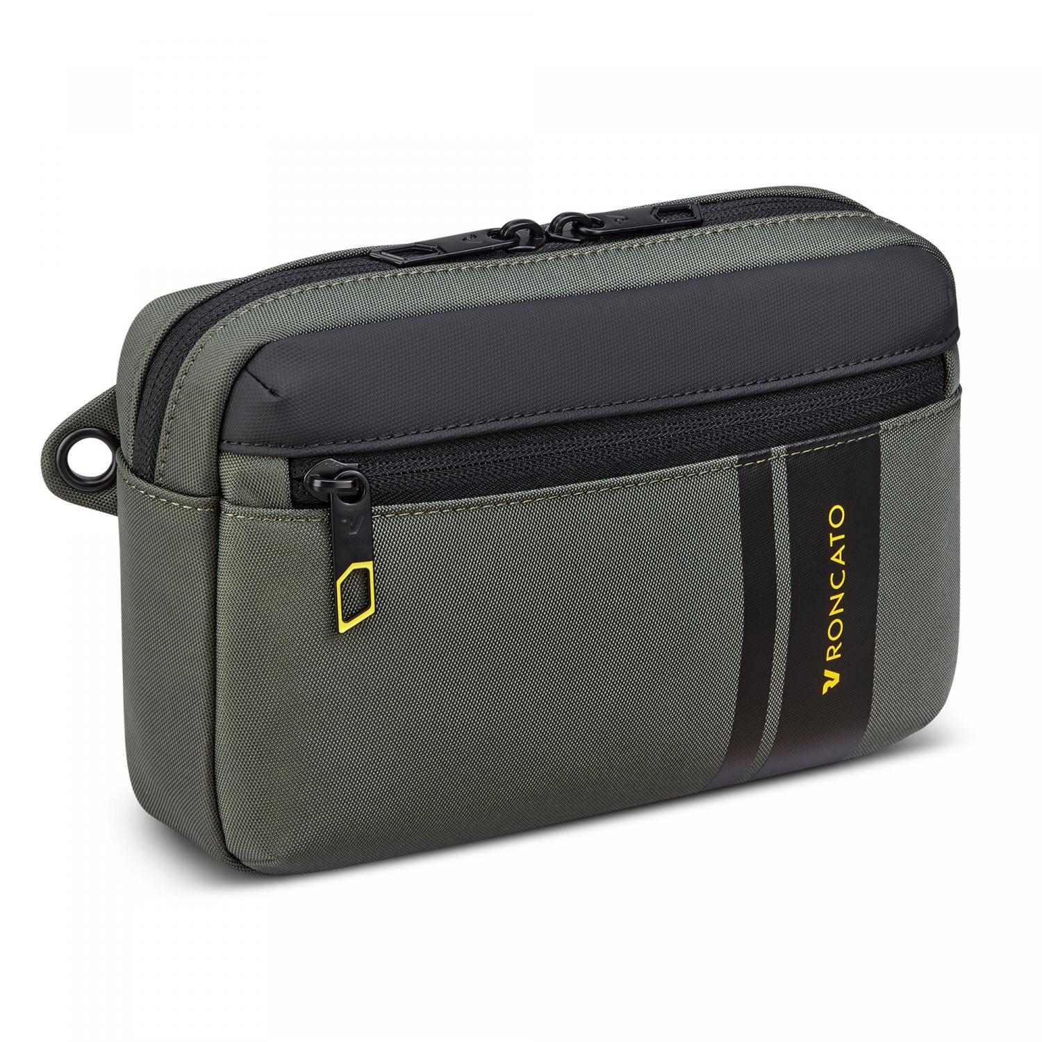 Roncato Metropolitan Travel Herrentasche 14x22x4 Cm - Militärisch Grün von Roncato