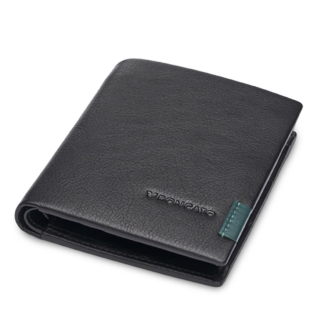 Roncato Monaco Herren Geldbörse 11x9x2 Cm - Schwarz von Roncato