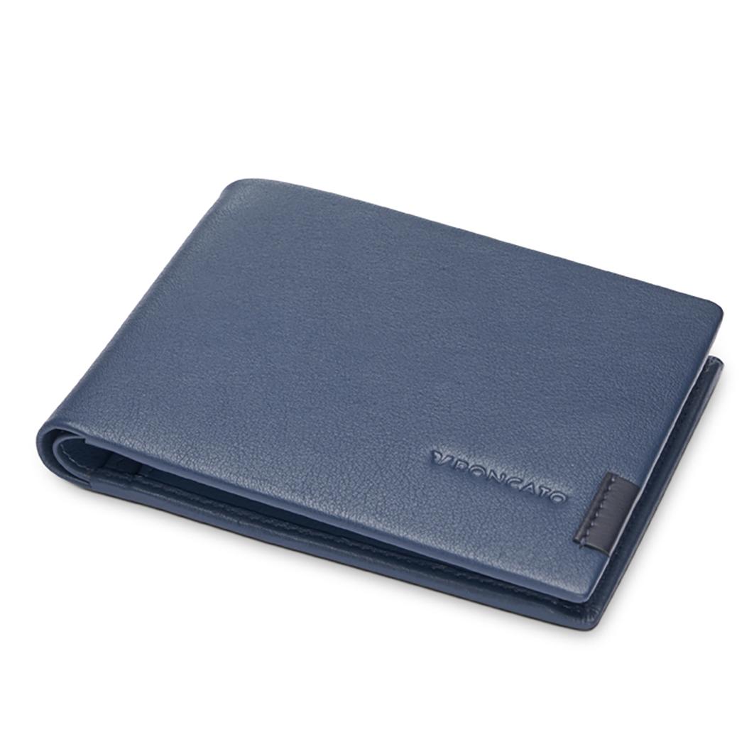 Roncato Monaco Herren Geldbörse 9.5x12.5x2 Cm - Denim Blau von Roncato