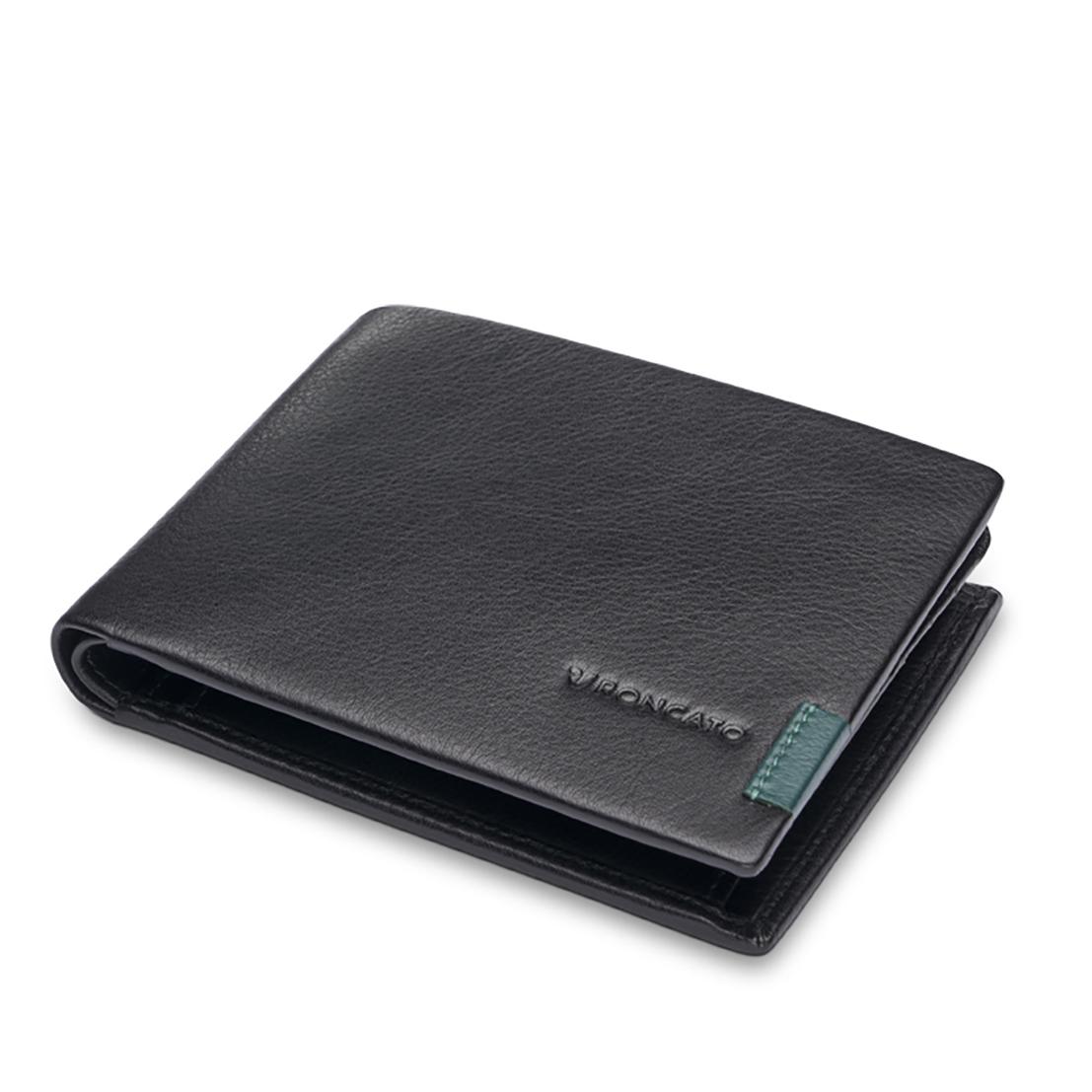 Roncato Monaco Herren Geldbörse 9.5x12.5x2.5 Cm - Schwarz von Roncato
