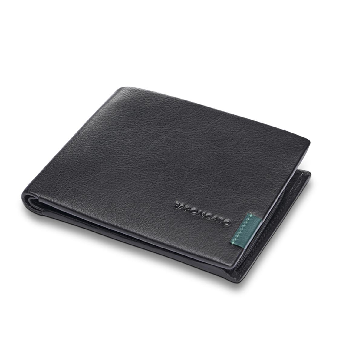 Roncato Monaco Herren Geldbörse 9.5x12x2 Cm - Schwarz von Roncato
