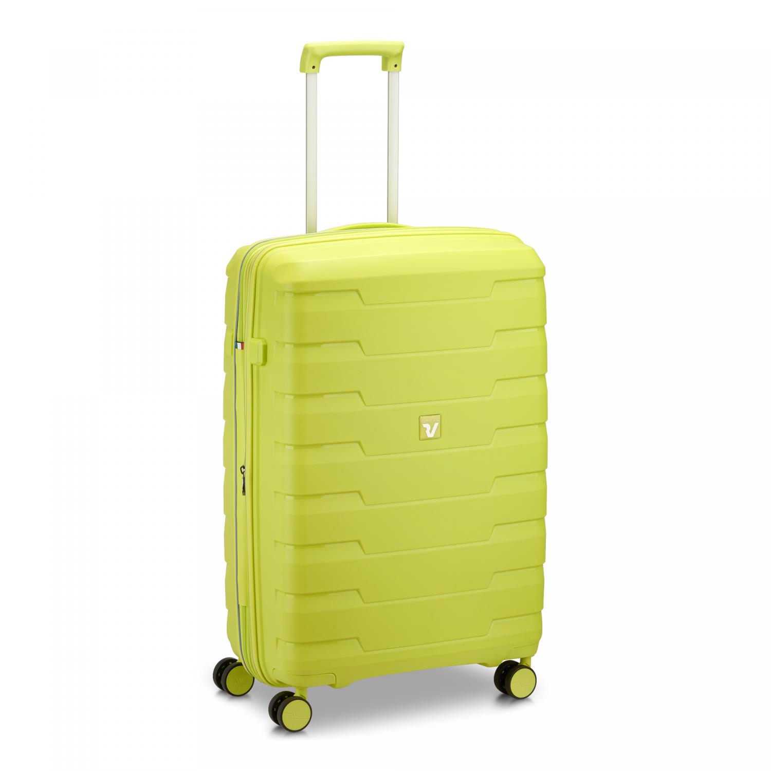 Roncato Skyline 2.0 Mittelgroßer Koffer 70 Cm Erweiterbar - Cyber Lime von Roncato