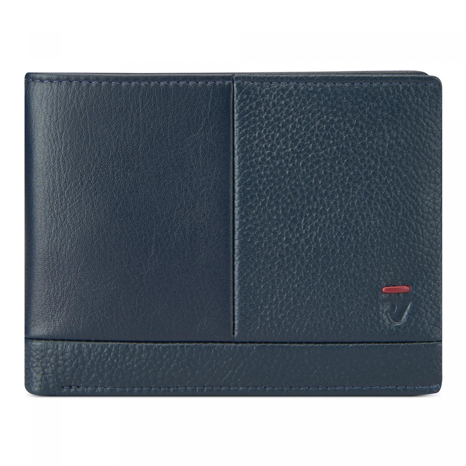 Roncato Trial Dlx Herren Geldbörse 9.5x12.5x2.5 Cm - Marinenblau von Roncato