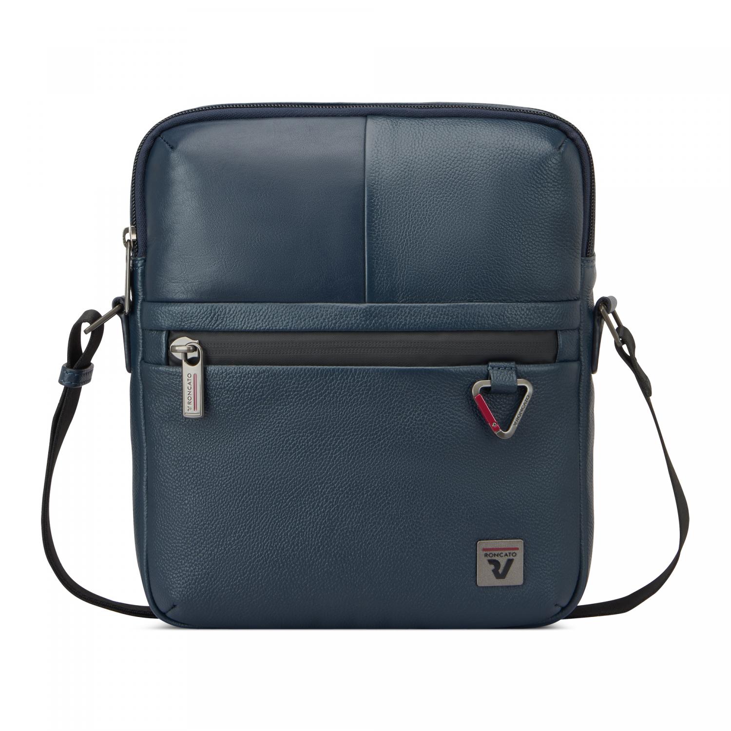 Roncato Trial Dlx Herrentasche 28x24x6 Cm - Marinenblau von Roncato