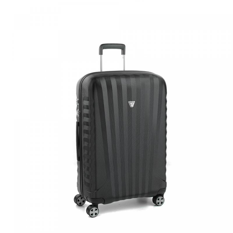 Roncato Uno Premium 2.0 Mittelgroßer Koffer 72 Cm - Schwarz/schwarz von Roncato