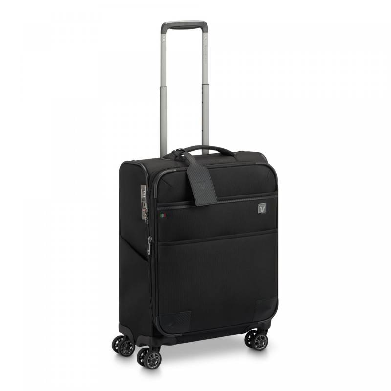 Roncato Uno Soft 3.0 Kabinen-trolley 55x40x20/25 Cm Erweiterbar - Schwarz von Roncato
