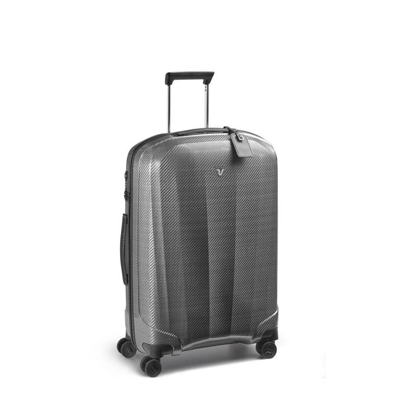 Roncato We Are Glam Dlx Mittelgroßer Koffer 70 Cm Erweiterbar - Schwarz/platin von Roncato