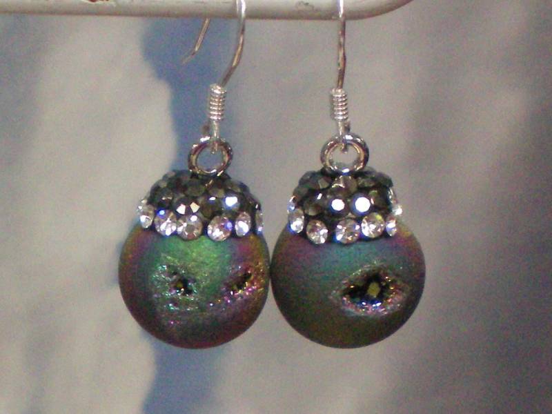 Ohrringe Druzy Achats Ohrringe Druzy Achats von Rondinelli