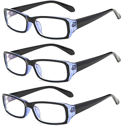 Rongchy 3 PRS Distanzbrille Herren Damen Kurzsichtige Brille Classic Style Myopia Brille -3,50 Stärke von Rongchy