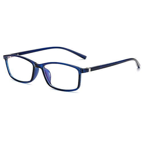 Rongchy Kurzsichtige Brille Gutes Preis-Leistungs-Verhältnis Stilvolle Distanzbrillen Männer und Frauen Kurzsichtige Myopiebrillen Blau -2,50 Stärke ** Dies sind keine Lesebrillen ** von Rongchy