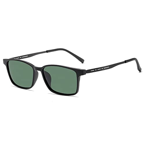 Rongchy Unisex-Sonnenbrille aus polarisiertem Aluminium, Vintage-Stil, Sonnenbrille für Herren (Grün) von Rongchy