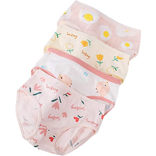 RONGYI 4 Pack Girl’s Panties from Kids Collection, Girls' Multipack Essential Cotton Boxer Comfortable Panties Underwear, Kids' Shorts, for Children Aged 10-15 kg, for Children Aged 2-4 Years, S von RONGYI