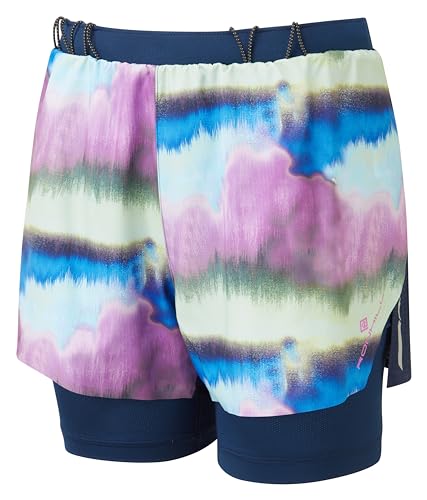 Ronhill Damen Wmn's Tech Race Twin Short, Darknavy/Multimirage, 38 von Ronhill