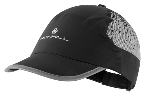 Ronhill Unisex Reflect Cap Laufkappe, Schwarz/reflektierend, Medium-Large von Ronhill
