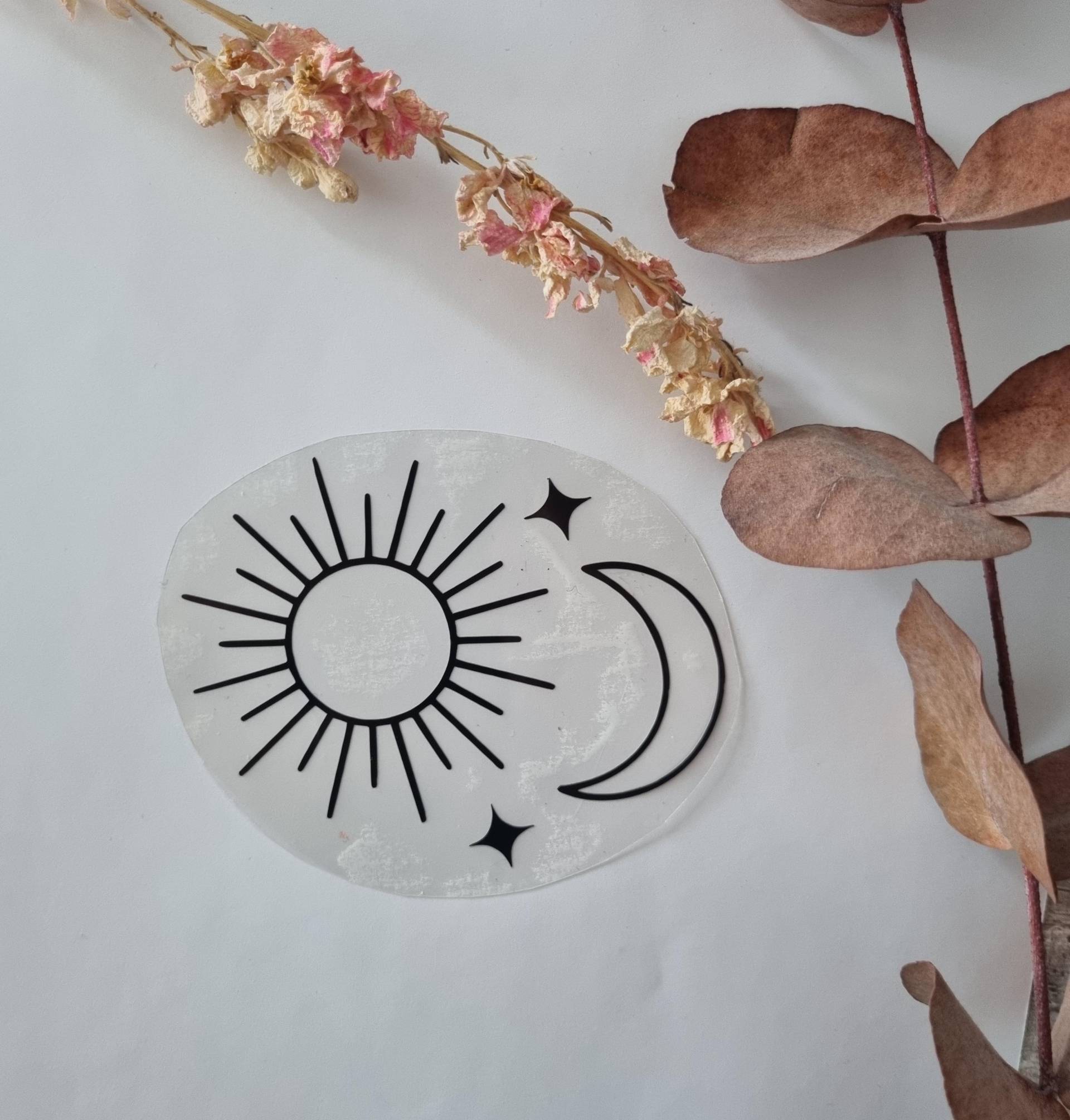 Bügelbild Sonne-Mond - Applikationen Zum Aufbügeln Bügelbild Sonne-Mond - Applikationen Zum Aufbügeln von RonjasDesigns