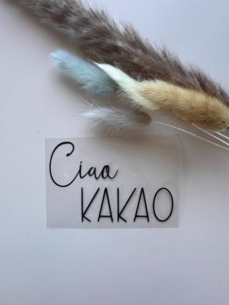 Bügelbild - Ciao Kakao Bügelbild - Ciao Kakao von RonjasManufaktur