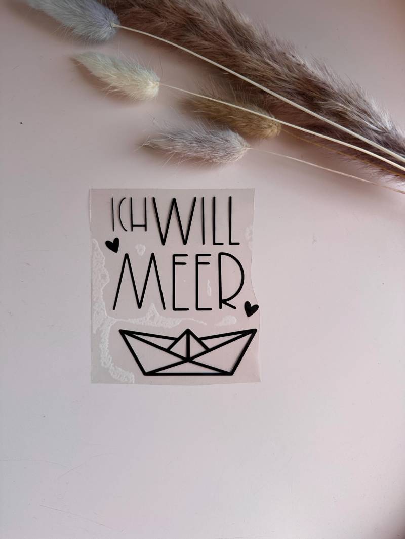 Bügelbild - Ich Will Meer Bügelbild - Ich Will Meer von RonjasManufaktur