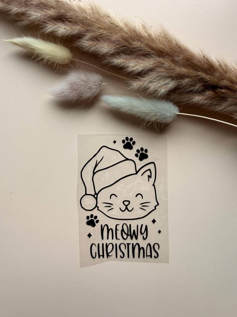 Bügelbild - Meowy Christmas Cat von RonjasManufaktur