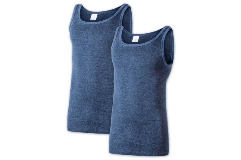 Ronley Achselhemd Herren Achselhemd Feinripp Unterhemden Unterwäsche (Multipack, 2-St., 2er-Set Achselhemden) Feinripp-Qualität von Ronley