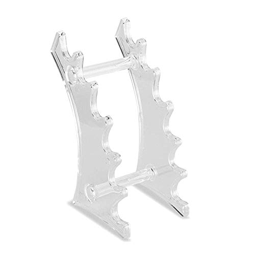 Ronlok Acryl 6 SchlüSsel Display StäNder, Augenbrauen FüLl Halter Bleistift Schmuck Make-Up Pinsel Rack Organizer Halter für Haus BüRo Speichern Sie die Verwendung, Klar von Ronlok