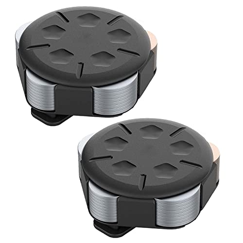 Ronlok Münzspender mit 2 Stück – Tragbare Münzbörse mit Clip, Geldbörse für minimalistische Sammlung (2 Stück, schwarz) von Ronlok