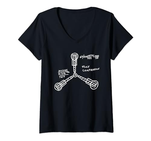 FLUX CAPACITOR Unisex für Männer, Frauen T-Shirt mit V-Ausschnitt FLUX CAPACITOR Unisex für Männer, Frauen T-Shirt mit V-Ausschnitt von Ronni Calling