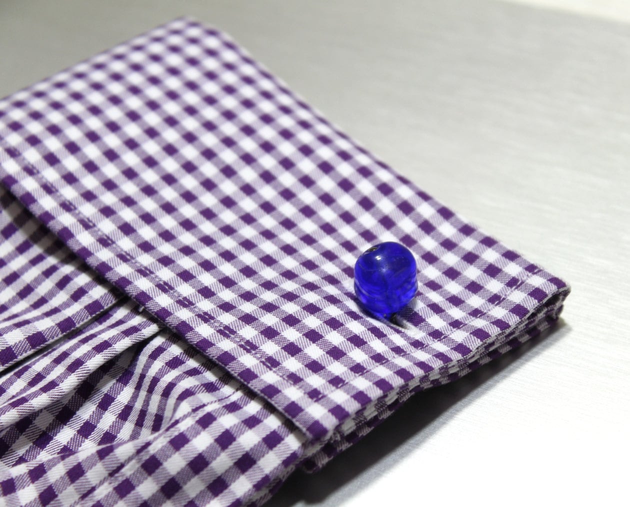 Handgemachte Kobalt-Blau Kristall Manschettenknöpfe Vintage Herren Schmuck Handgemachte Kobalt-Blau Kristall Manschettenknöpfe Vintage Herren Schmuck von Ronnie7