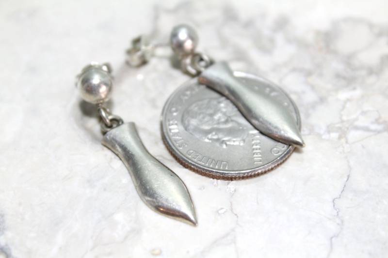 Vintage Sterling Silber 925 Ohrringe von Ronnie7