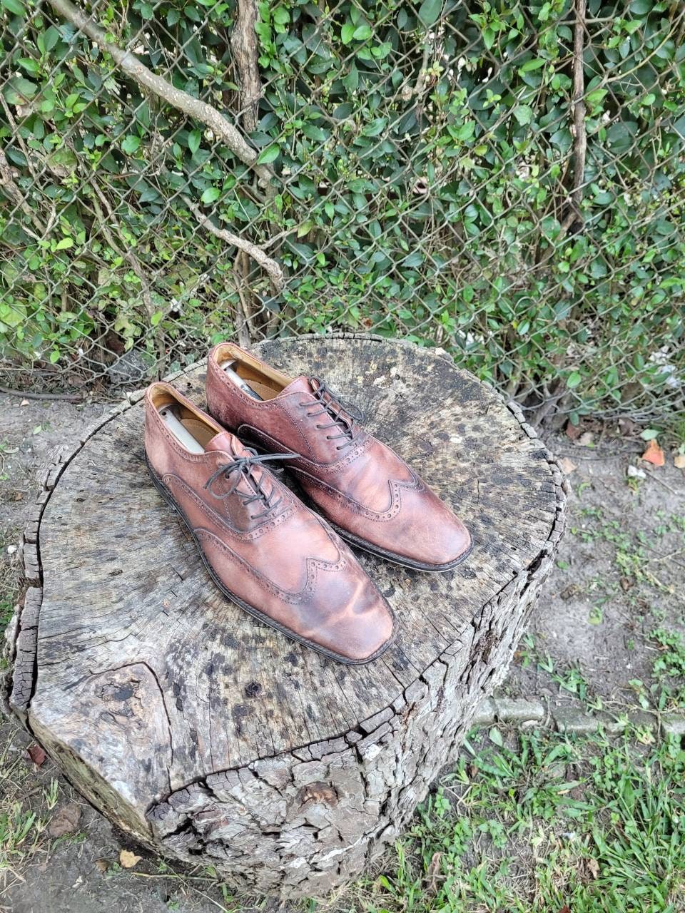 Vintage Marco Vittorio Wingtip Schuhe Für Männer Größe 11 40G4R00001/Men Designer Schuhe/Men Brown Oxford von RonniesVintageCloset