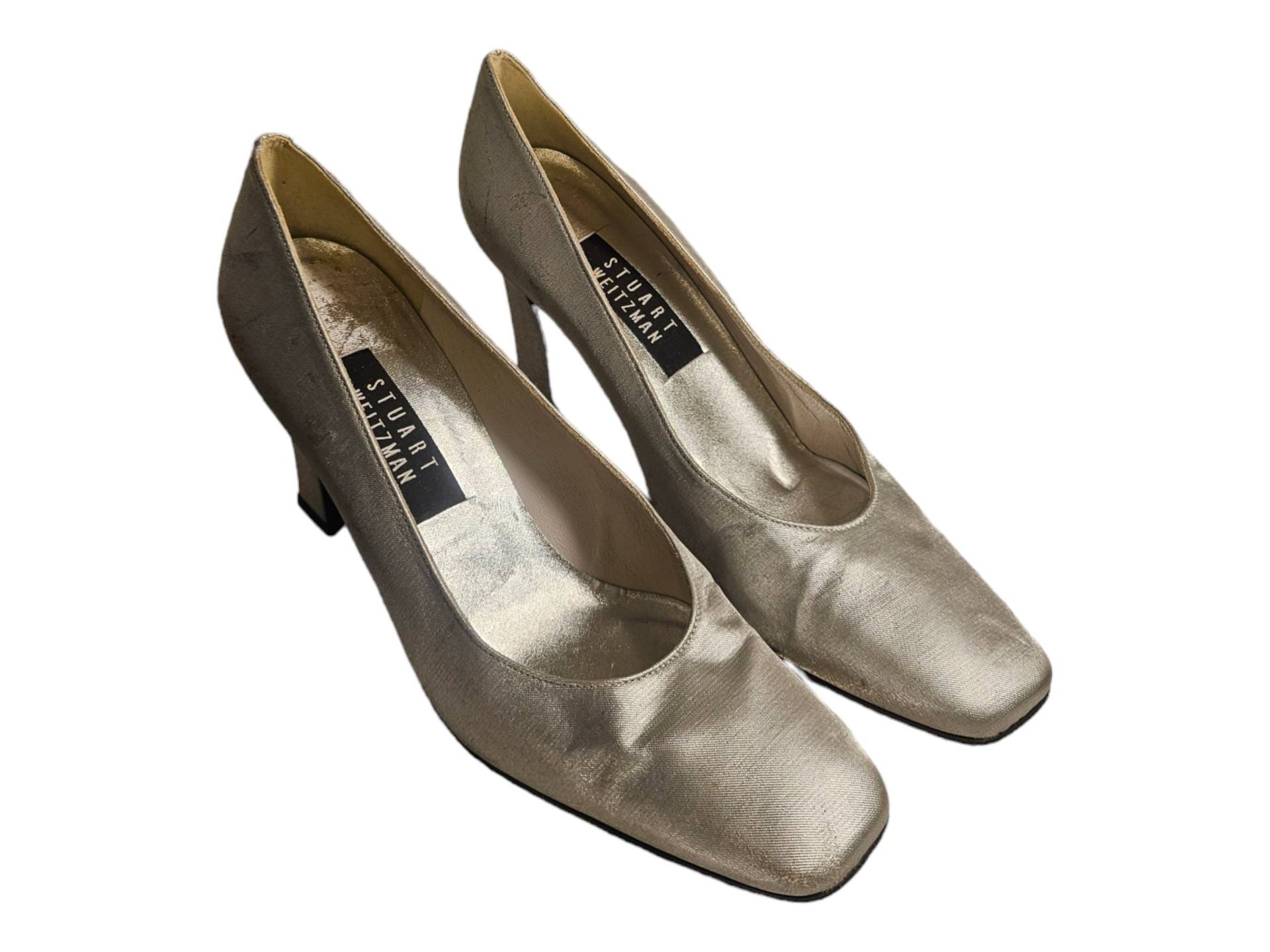 stuart Weitzman Pumps 9B Silber Slip On Hochzeitsschuhe Festliche stuart Weitzman Pumps 9B Silber Slip On Hochzeitsschuhe Festliche von RonniesVintageCloset