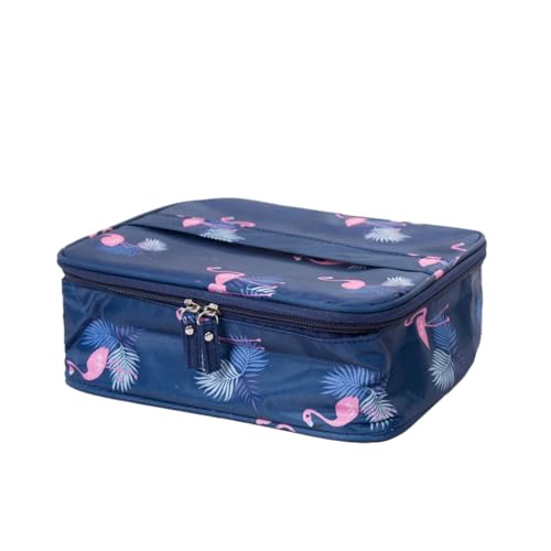 Reisekosmetiktasche Reise Kulturtasche,Kosmetiktasche Mädchen Reise Kosmetiktasche Große Make-Up-Tasche Schminktasche Kosmetiktasch Organizer für Damen Und Mädchen (Flamingo) von Ronoza