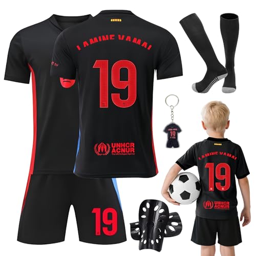 Ronronner Fussballtrikot Kinder Jungen, Fußballtrikots, Fußballtrikot Kinder Set, Trikot Fussball mit Socken und Schienbeinschoner Set für Fußballfans Ronronner Fussballtrikot Kinder Jungen, Fußballtrikots, Fußballtrikot Kinder Set, Trikot Fussball mit Socken und Schienbeinschoner Set für Fußballfans von Ronronner