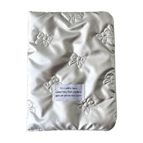 Ronyme Passhalter -ID -Kartenhalter Süßes Bogen tragbare Reise wichtige Passabdeckung Hülle Wallet Credit für Männer Geschenk, Silber von Ronyme