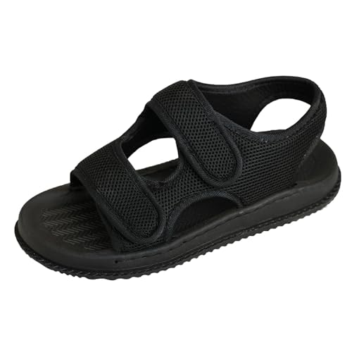 Roobeety Flache Keilabsatz-Sandalen für Damen – flache Sandalen mit Fransen, Schuhe mit Schnürung, Sommer, Boho, Freizeit, offener Zehenbereich, atmungsaktiv, für Strand, Schwarz , 39 EU Roobeety Flache Keilabsatz-Sandalen für Damen – flache Sandalen mit Fransen, Schuhe mit Schnürung, Sommer, Boho, Freizeit, offener Zehenbereich, atmungsaktiv, für Strand, Schwarz , 39 EU von Roobeety