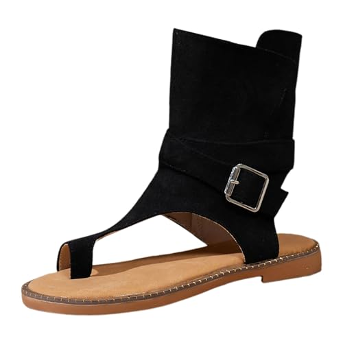 Roobeety Sandalen für Damen, Keilabsatz, Sommer, bequem, Plattform mit Schleife, Sandalen, Keilabsatz, offene Zehen, für Strand, Urlaub und Outdoor, leicht und atmungsaktiv, Schuhe, Schwarz , 36 EU Roobeety Sandalen für Damen, Keilabsatz, Sommer, bequem, Plattform mit Schleife, Sandalen, Keilabsatz, offene Zehen, für Strand, Urlaub und Outdoor, leicht und atmungsaktiv, Schuhe, Schwarz , 36 EU von Roobeety