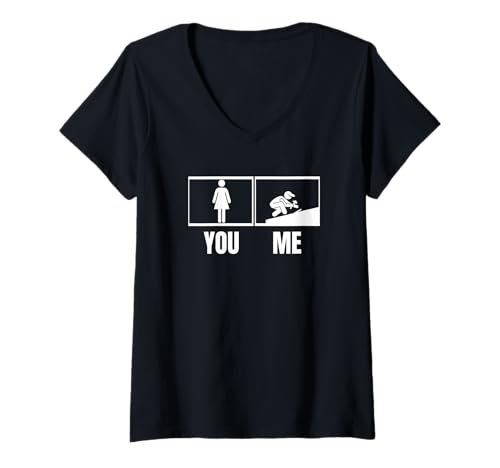 Damen Roofing Proud Lustige Dachdeckerin T-Shirt mit V-Ausschnitt Damen Roofing Proud Lustige Dachdeckerin T-Shirt mit V-Ausschnitt von Roofing Gifts For Men And Women