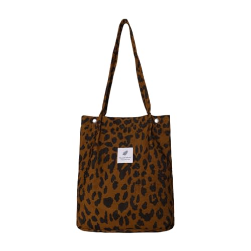 RoomTour Cordstoff-Tote für Damen große Umhängetasche Handtaschen Damen Shopper Tote Bag täglichen Gebrauch von RoomTour