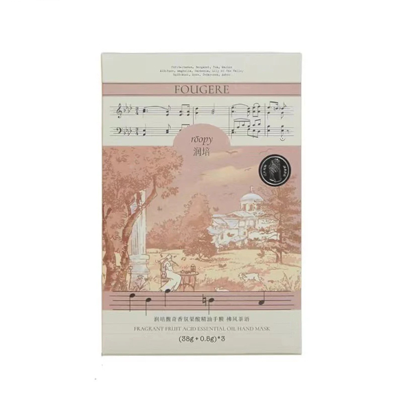 Roopy  - Floral Fragrant Fruit Acid Essential Oil Hand Mask - 3pcs - Fougere von Roopy